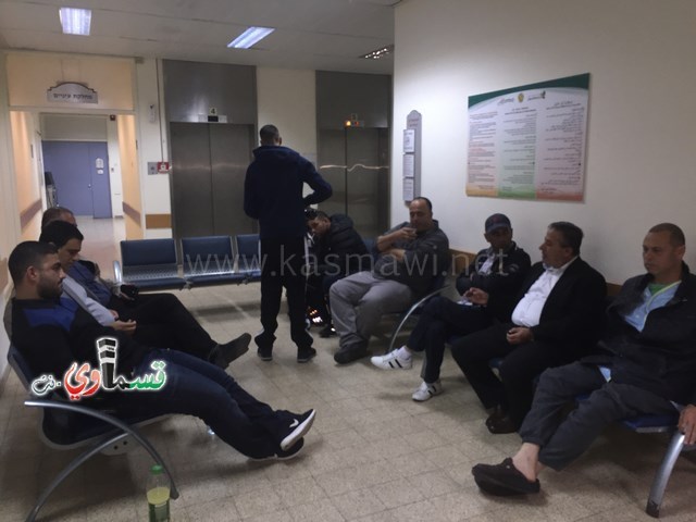 الرئيس عادل بدير ونوابه  في مُعايدة مرضية للسيد نكسون فريج والعديد من مرضى كفرقاسم في مستشفى هشارون